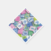En Papier Serviette de Mahjong (Coin)