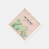 En Papier Serviette de mariage Glam Cactus (Coin)