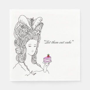 En Papier Serviette de Marie Antoinette