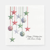 En Papier Serviette de Noël Cosy (Devant)