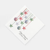 En Papier Serviette de Noël Cosy (Coin)