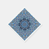 En Papier Serviette de Noël décorative bleue (Coin)