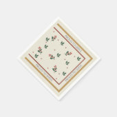 En Papier Serviette de Noël Militaire Fière de Servir (Coin)