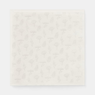 En Papier Serviette de récolte de champignons - Muet