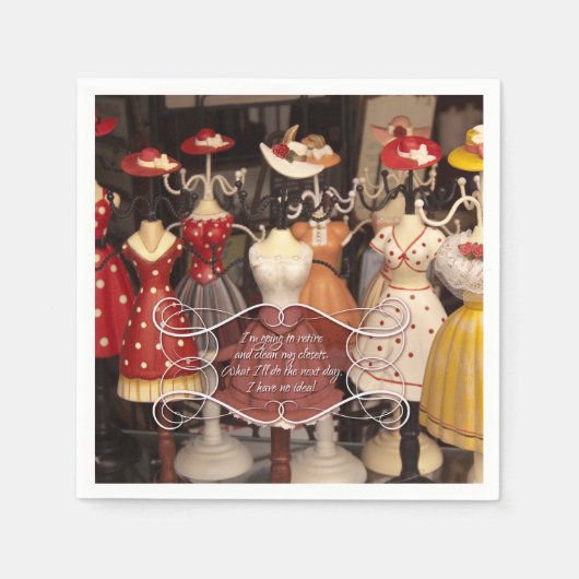 En Papier serviette de retraite (Devant)