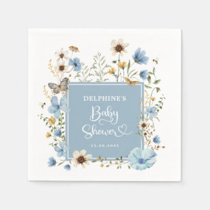 En Papier Serviette de salle de bain bébé garçon Fleur sauva