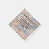 En Papier Serviette de soda bleu bleuté (Coin)
