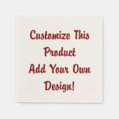 En Papier Serviette de table (Devant)