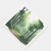En Papier serviette de table (Coin)