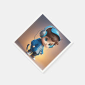 En Papier serviette de table (Coin)