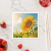 En Papier serviette de table (En situation)