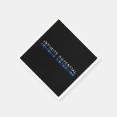 En Papier Serviette de table avec glitch "Potentiel Infini" (Coin)