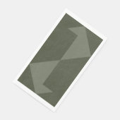 En Papier Serviette de table Flèche Vert mousse gras – Perso (Coin)