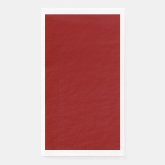 En Papier Serviette de table invité rouge foncé (Devant)