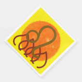 En Papier Serviette de table Léo (Coin)