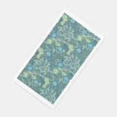 EN PAPIER SERVIETTE D'HÔTE : WILLIAM MORRIS : ALGUES (Coin)