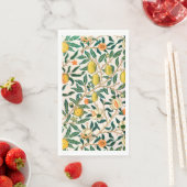 EN PAPIER SERVIETTE D'HÔTE : WILLIAM MORRIS : POMEGRANATES (En situation)