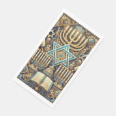 En Papier Serviette d'invité juive (Coin)