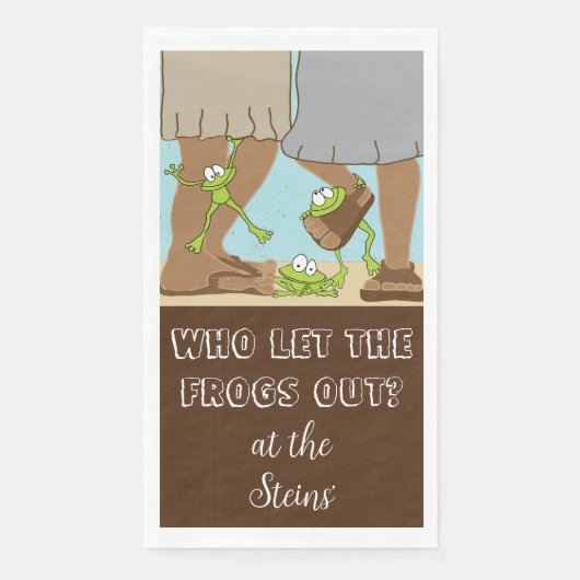 En Papier Serviette D'Invité Pâque serviettes Bcgd Les Greno (Devant)