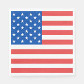 En Papier Serviette Drapeau Américain (Devant)