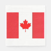 En Papier Serviette du drapeau du Canada (Devant)