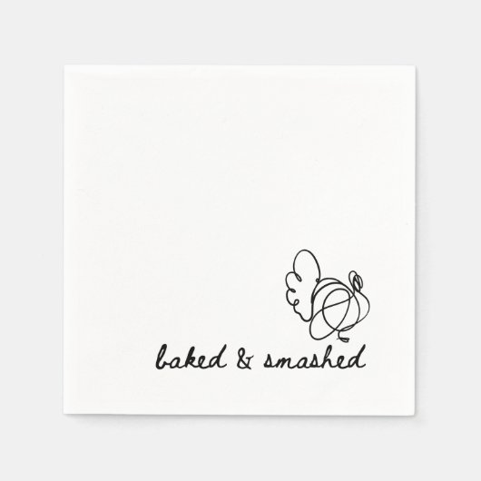 En Papier serviette grillée de luxe grillée (Devant)