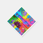 En Papier serviette hippie des années 70 super (Coin)