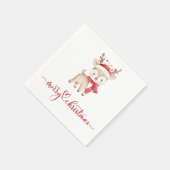 En Papier Serviette Joyeux Noël (Coin)