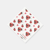En Papier Serviette Lady Bug (Coin)