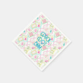 EN PAPIER SERVIETTE MAHJONG (Coin)