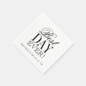 En Papier Serviette - Meilleure journée qui soit (Coin)