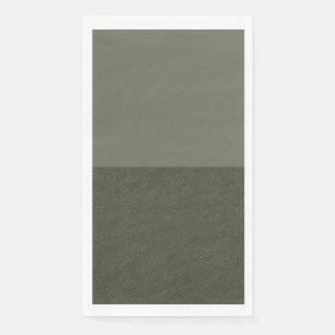 En Papier Serviette Moderne Vert Mousse 2 Tons – Personnalis