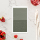En Papier Serviette Moderne Vert Mousse 2 Tons – Personnalis (En situation)
