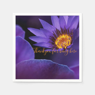 En Papier Serviette narcisse pourpre