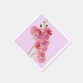 En Papier Serviette Orchidée Pastel (Coin)