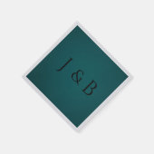 En Papier Serviette personnalisable Parfait Vert (Coin)