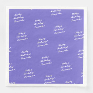 En Papier Serviette personnalisée Joyeux Anniversaire - HAMb