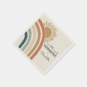 En Papier serviette pour anniversaire ou baby shower (Coin)