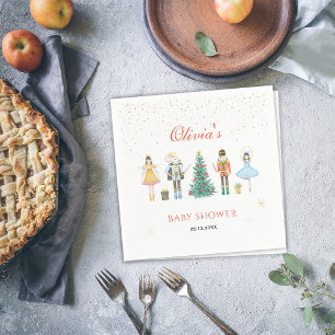 En Papier Serviette pour Baby Shower de Noël Casse-Noisette