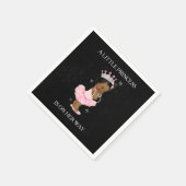 En Papier Serviette pour Baby Shower de Princesse Afro-Améri (Coin)