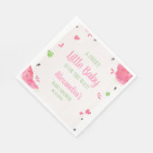 En Papier Serviette pour Baby Shower Fille Pastèque (Coin)