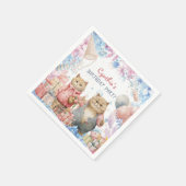 En Papier Serviette pour fête d'anniversaire de chat (Coin)