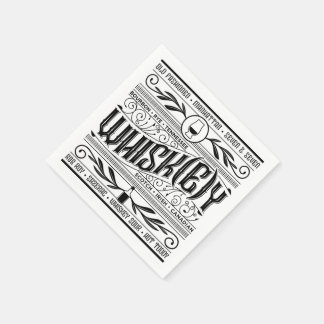 En Papier Serviette pour Whisky