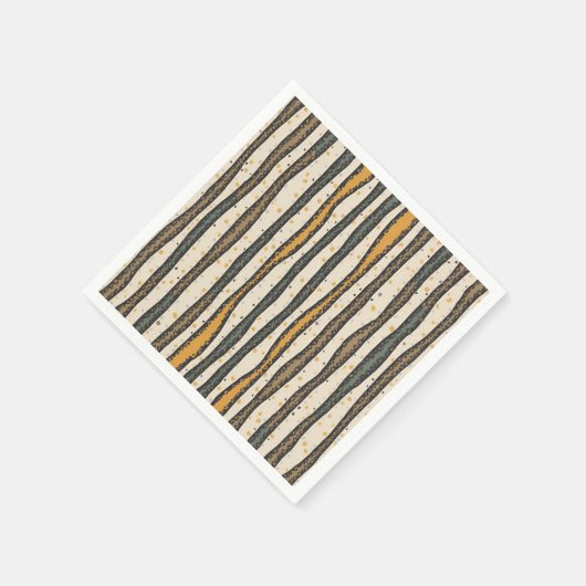 En Papier serviette rayée (Coin)