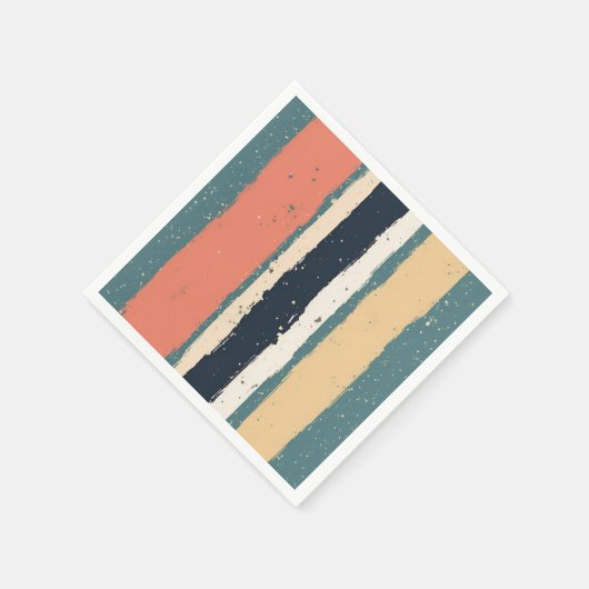 En Papier serviette rayée (Coin)