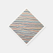 En Papier serviette rayée (Coin)