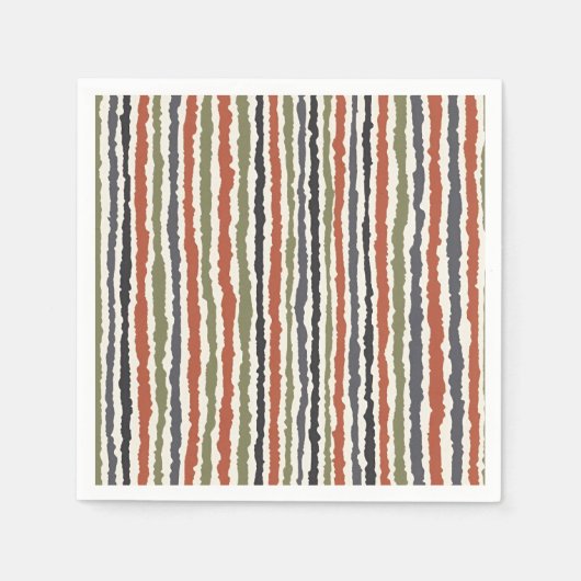 En Papier serviette rayée (Devant)