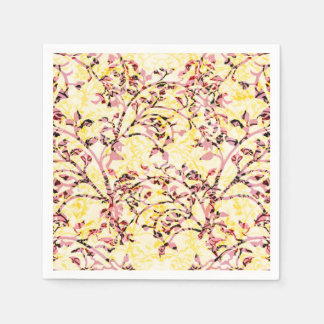 En Papier Serviette rétro pour dessert avec détails de glaça