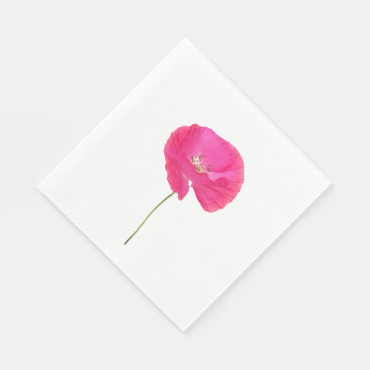En Papier serviette rose (Coin)