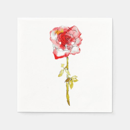 En Papier Serviette Rose (Devant)